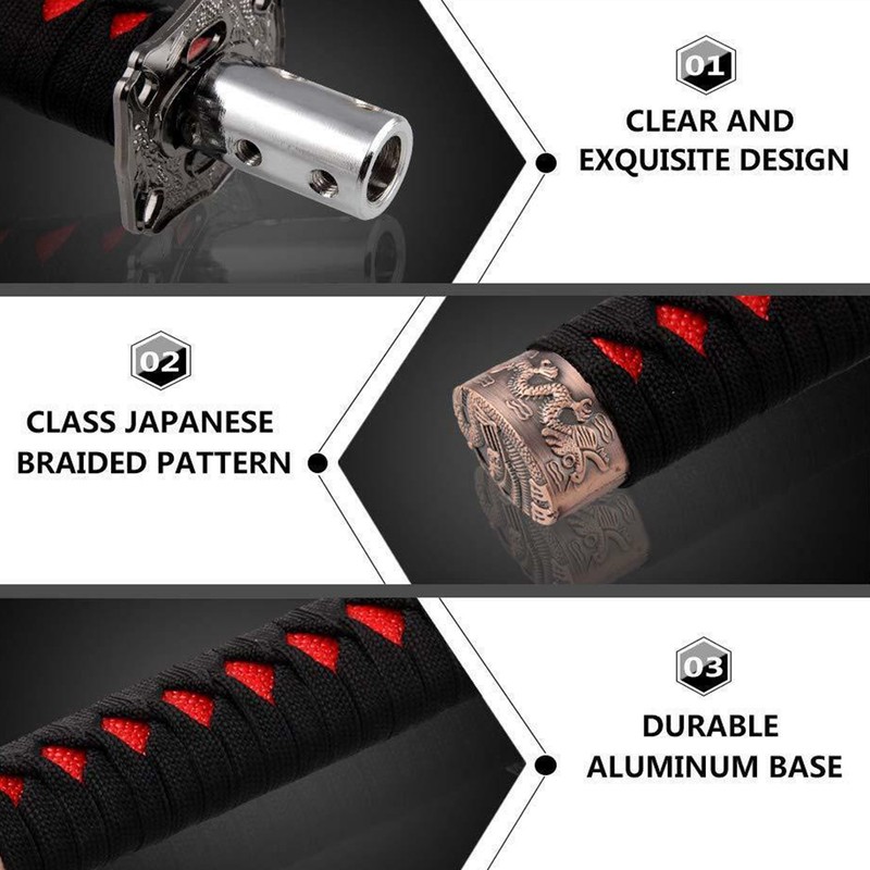 Car Gear Head Shift Knob Samurai Gear Shifter with 4