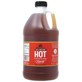 HONEY FEAST Hot Honey 6 Pounds Bulk - Spicy Infusion for Enthusiasts, Perfect Gourmet, Ideal for Spicy Food Lovers and Foodie Gift Sets