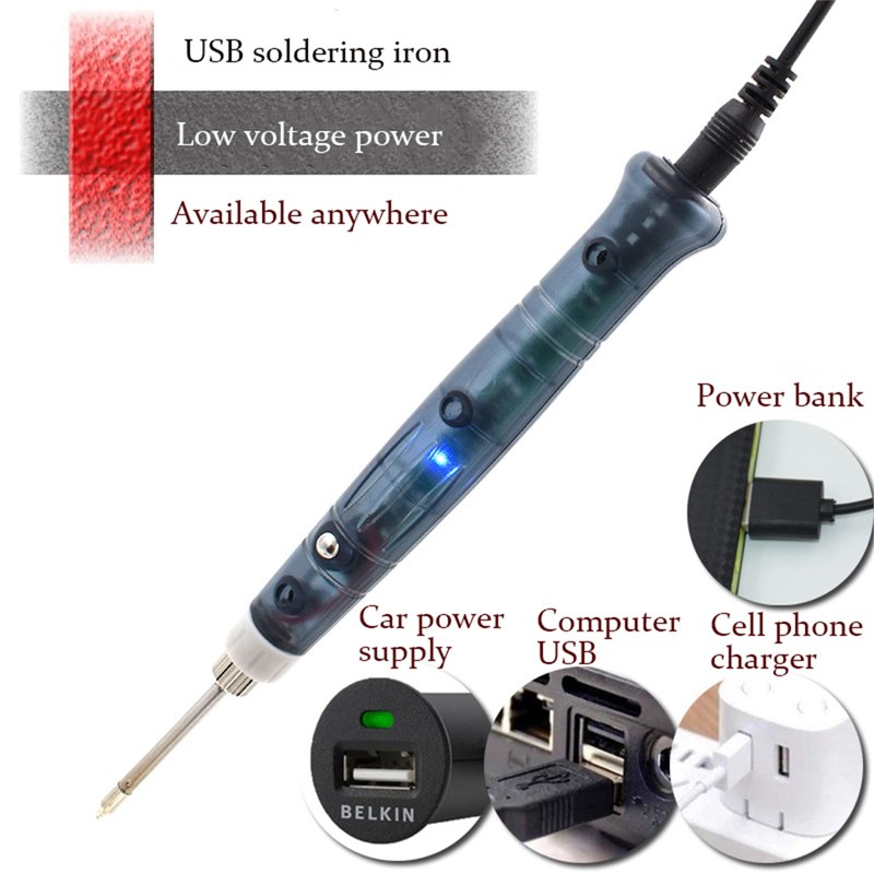 WANGCL Soldering Iron Pen, Soldering Iron Kit with 5V 8W