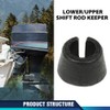 PIT66 Lower/Upper Shift Rod Keeper Compatible with Johnson Evinrude OMC