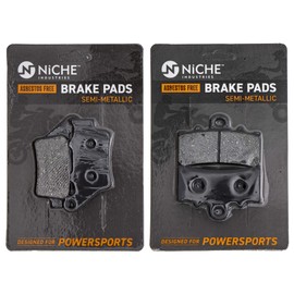 NICHE Brake Pad Set for KTM 390 Duke RC 90113090000 90113030000 Front Rear Semi-Metallic