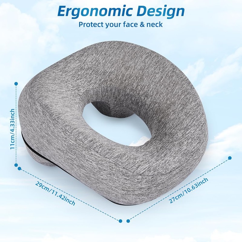 YOSHIKO Face Down Pillows for Bed Massage Table Face Pillow,