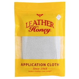 Leather Honey Lint-Free Application Cloth: Microfiber Cloth for Use with Leather Conditioner and Cleaner. Made in The USA Since 1968