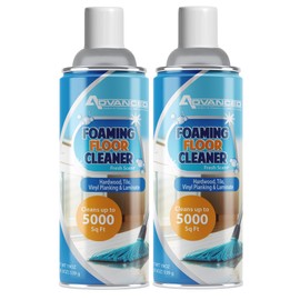ADVANCED Sealers & Cleaners Aerosol Foaming Floor Cleaner - No Rinse Multi Surface Cleaner for Porcelain, Vinyl, Laminate, Tile, & Hardwood 19 oz - 2 Pack