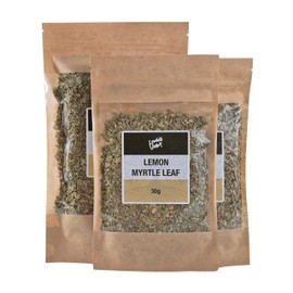 Lowhill Valley Lemon Myrtle Leaf Herbal Tea - Backhousia citriodora - 100% Pure, Natural, and Refreshing Loose Leaf Herbal Tea – Responsibly Sourced – No Additives or Preservatives – 100g