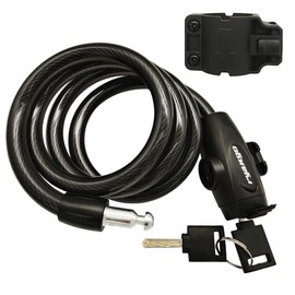 RYANGO Bike Lock, Bike Locks Heavy Duty Anti Theft, Bicycle Lock Cable with Mounting Bracket and 2 Keys, Bicycle Locks for Road Bike Mountain Bike Scooters