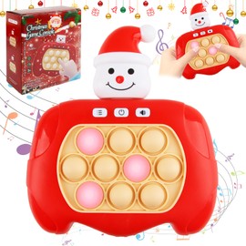 Puzzle Game Machine, ZoneYan Puzzle Toy, Puzzle Pop It, Pop It Fidget Toy, Quick Push Game, Puzzle Game Machine Game Controller, Decompression Toy Console (Snowman)