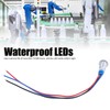 4 Sets PreWired Round LEDs Waterproof 2Color Signal Light Common