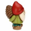 THUN, Oliver Gnome with Ceramic Pine Cones, Hand Decorated, Magic