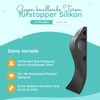 Rubber Door Stop Wedge [Set of 2] - Non-Slip Door