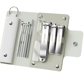 AMDSERVER German Nail Clipper Set with Single Nail Clipper and Anti-Splash Design