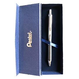 Pentel EnerGel Sterling - Liquid Gel Pen - 0.35mm Line Width - 0.7mm Ball Diameter - Black Ink - Gift Box