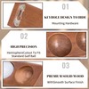 1-Pack Wooden Golf Ball Display Case & Holder - Wall