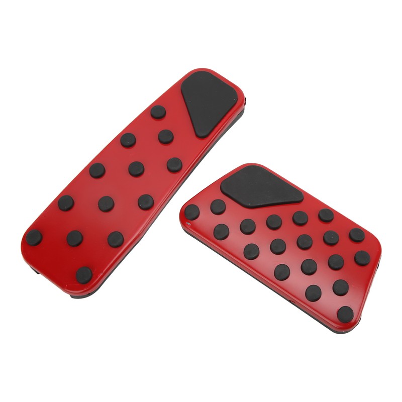 2PCS Accelerator Brake Pedals Anti Slip Foot Rest Plate Replacement