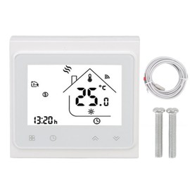 Intelligent Thermostat Mobile App Voice Control Electric Heating Thermostat Remote Temperature Controller for Zigbee AC95‑240V White