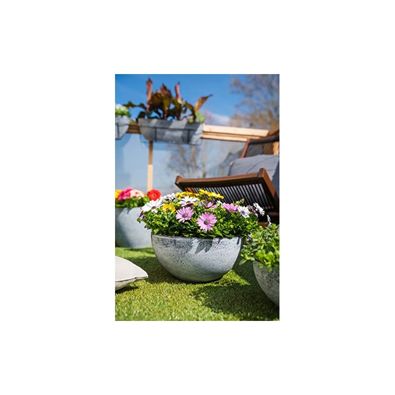 TS Planter Basket Cera Nova Mix Frost Resistant and Lightweight,
