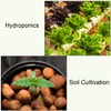 sourcing map Garden Slotted Mesh Cups Hydroponic Net Pots Plastic