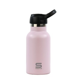 Safta Rosa Empolvado - Thermosflasche, Wasserflasche, Edelstahl, doppelt isoliert, 12 Stunden Heißgetränk und 24 Stunden Kaltgetränke, 350 ml, 7,3 x 19,5 cm, Puderrosa, M, Casual