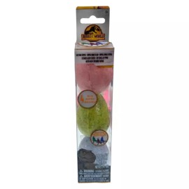 Townley 3 x Jurassic World Bath Bombs with Hidden Mystery Dino inside! Ages 3+