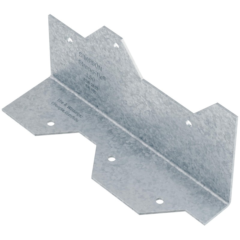 Simpson Strong-Tie L50 5 in. 16-Gauge Galvanized Reinforcing L Angle