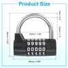 PATIKIL Combination Padlock, 5 Digit Gym Locker Lock Zinc Alloy