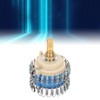 Two Channels Volume Potentiometer 2×24 Gear 20K High Accuracy Volume