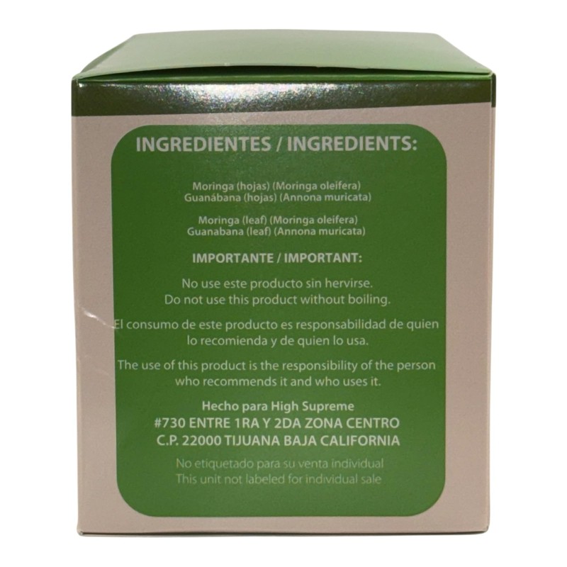 Moringa & guanabana te (moringa & soursop tea) 25 tea