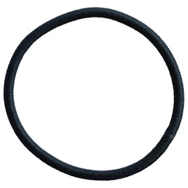 Craft Shop CLAN Japanese Hair Bands Thin Set of 6 (2.5mm Thick) No Knots (Black)