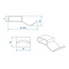Chassis Clamp Cable Clips for Cable Diameter 6-8 mm Length