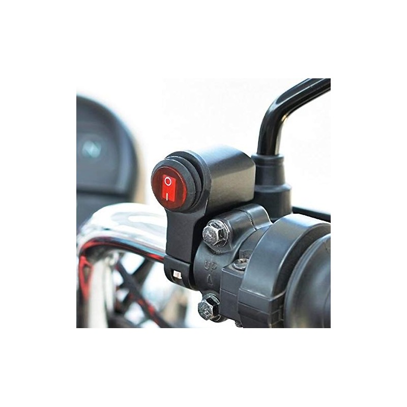 22" Motorcycle Handle Switch Combination Horn Switch Steering Switch Headlight