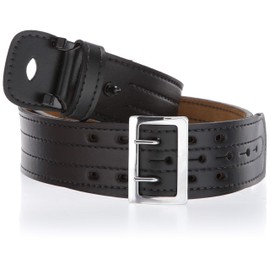 Safariland 87 Duty Belt High Gloss Black, Chrome Buckle, Size 44