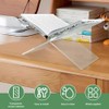 Ranjaner Acrylic Book Stand Clear X-Shaped Holder for Cookbook Reading