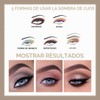 Barra de sombra de ojos impermeable con esponja mezcladora