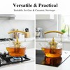 dingdaer High Borosilicate Glass Teapot, 44 oz / 1300 ml