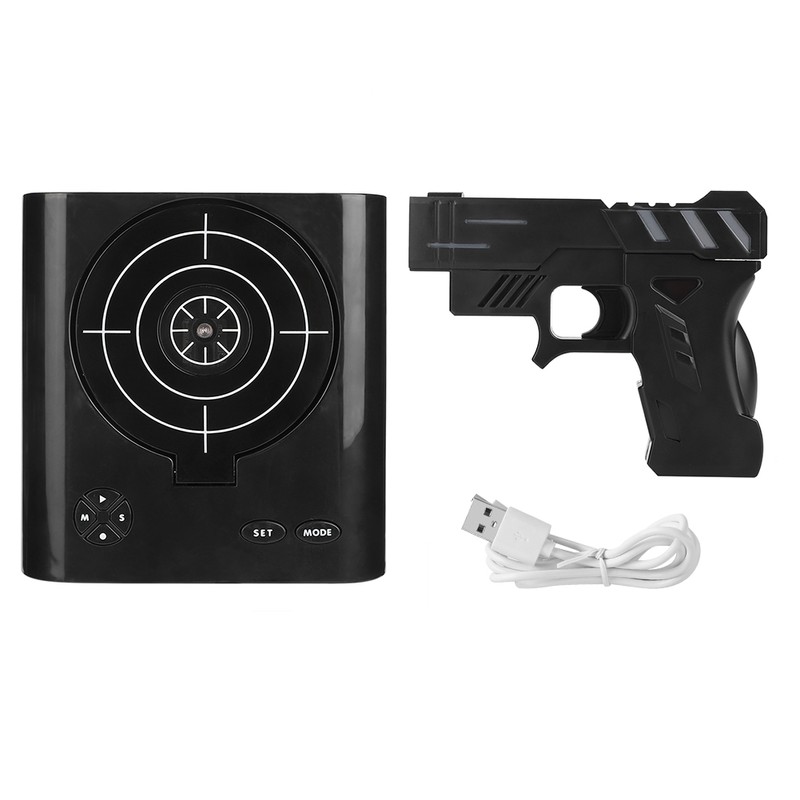 USB Innovative Digital Electronic Clock Shooting Alarm Clock for Home