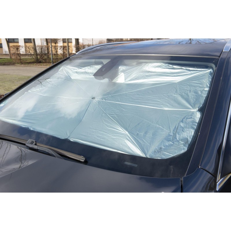 cartrend Auto-Sonnenschirm, Sonnenschutz zur Anbringung an der Innenseite der Frontscheibe,