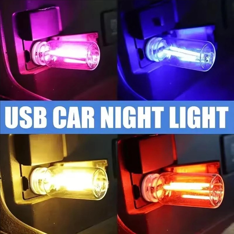 beuhugas USB Night Light, Ambient Lighting car Led Light, led