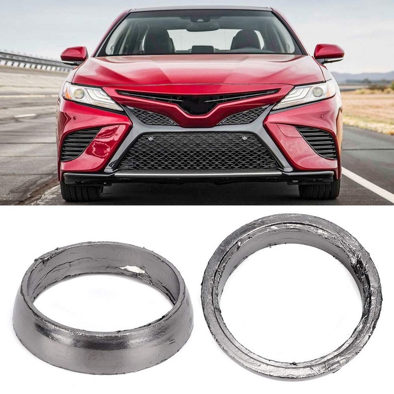 Exhaust Gasket，2.25in ID Donut Exhaust Gasket Graphite High Strength Practical