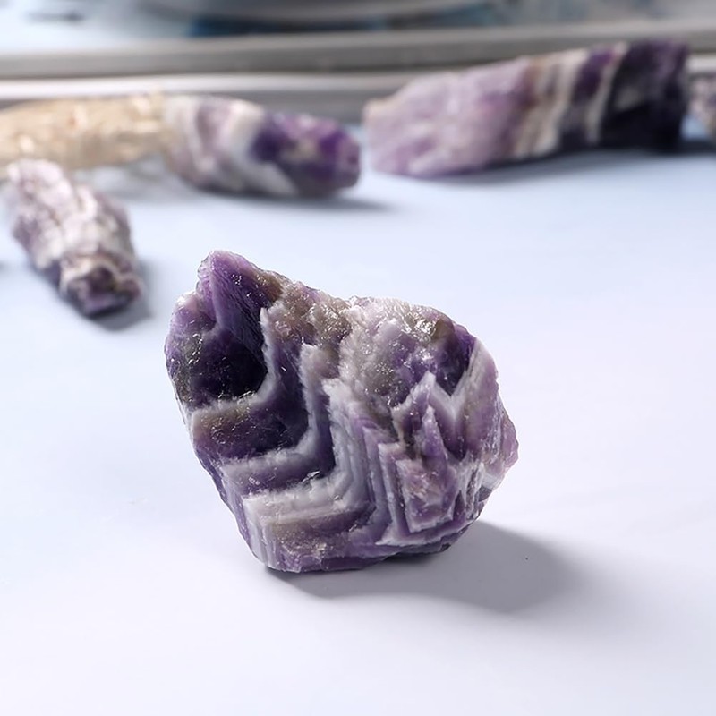 FZBHRO Amethyst Drawer Cabinet Knobs Purple Crystal Stone Knobs Handles