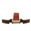 Rubber Curry Comb Massage Brush with Velcro Fastening Flexible Ergonomic