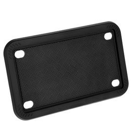 Motorcycle Silicone License Plate Frames 4x7 inch License Plate Cover Motorbike License Plate Holder Motorcycle Backing Plate Rust Proof, Rattle Proof