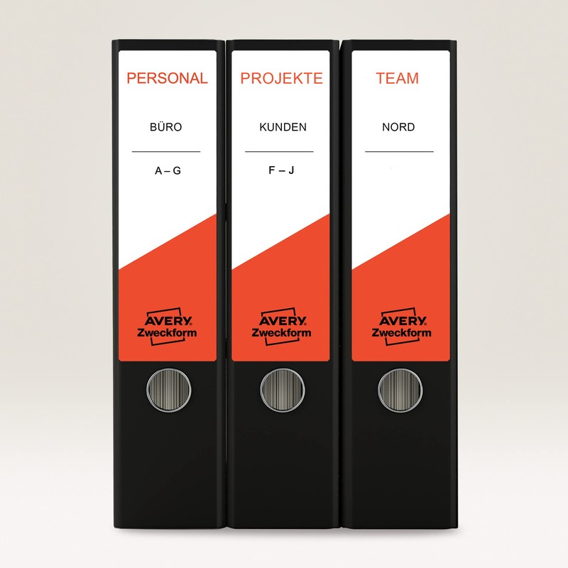Avery Zweckform Folder spine labels 4761