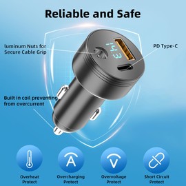 Starlink Mini 12V Car Charger, 16 AWG Cable, Starlink Mini Car Adapter,Waterproof, Built-in Protections (mgy-car-adapter-5M)