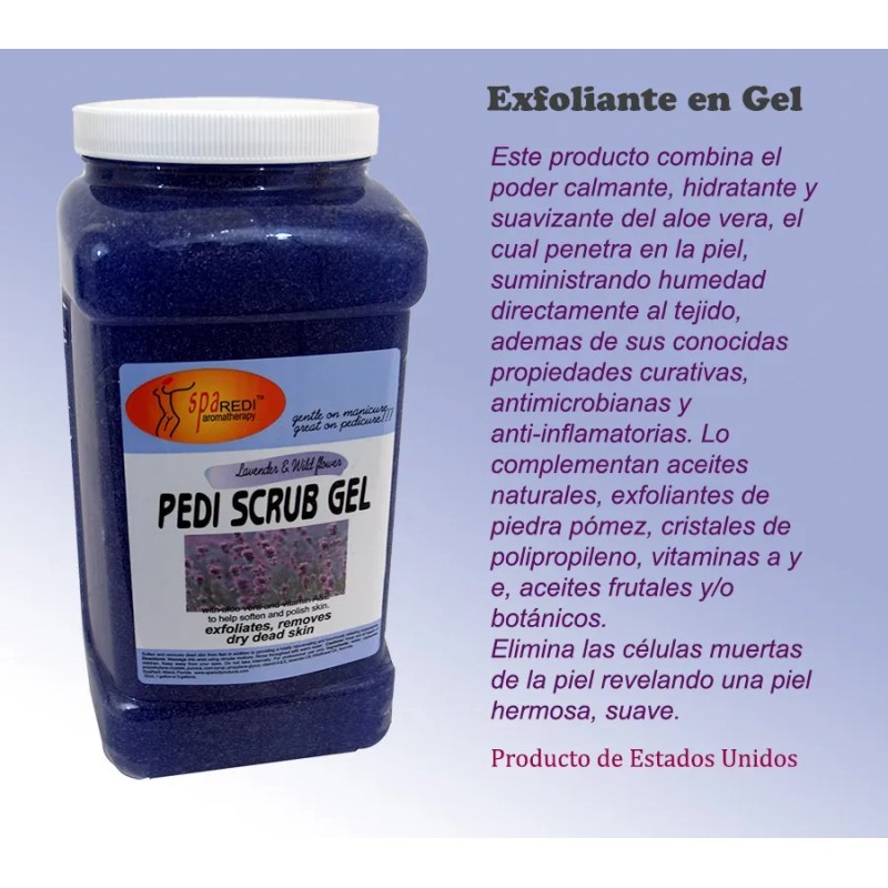 Exfoliante Pedi - Mani - Body Scrub Gel Sparedi Galon