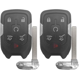 2 BexKeyless New Replacement Remote Car Key Fob fits M3N-32337100 HYQ1AA Chevy GMC 2015-2019 Tahoe Suburban YukonXL Yukon Denali/2015-2020 Yukon/2018-2019 Terrain