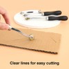 HOTMNTY Leather Sewing Tool, Leather Craft Tools Scoring Wheel, Leather