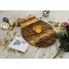 Affinity Decor Organic Acacia Wooden Cutting Board and Serving Platter