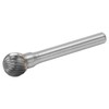 Single Cut Burr Ball Shape Carbide Rotary File Professional for