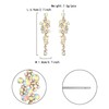 EVER FAITH Women's Earrings Crystal Wedding Party Bohemian Boho Flower