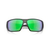 Native Men's XD9021 Sightcaster Square Sunglasses, Matte Smoke Crystal/Green Mirrored